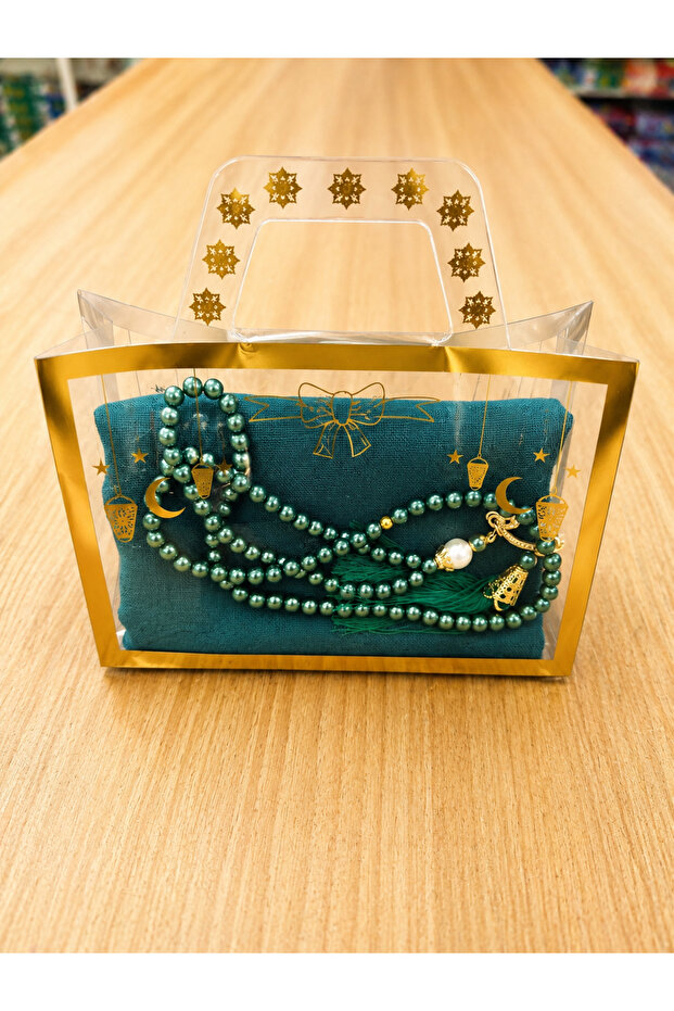 Headscarf with Prayer Beads as a Gift