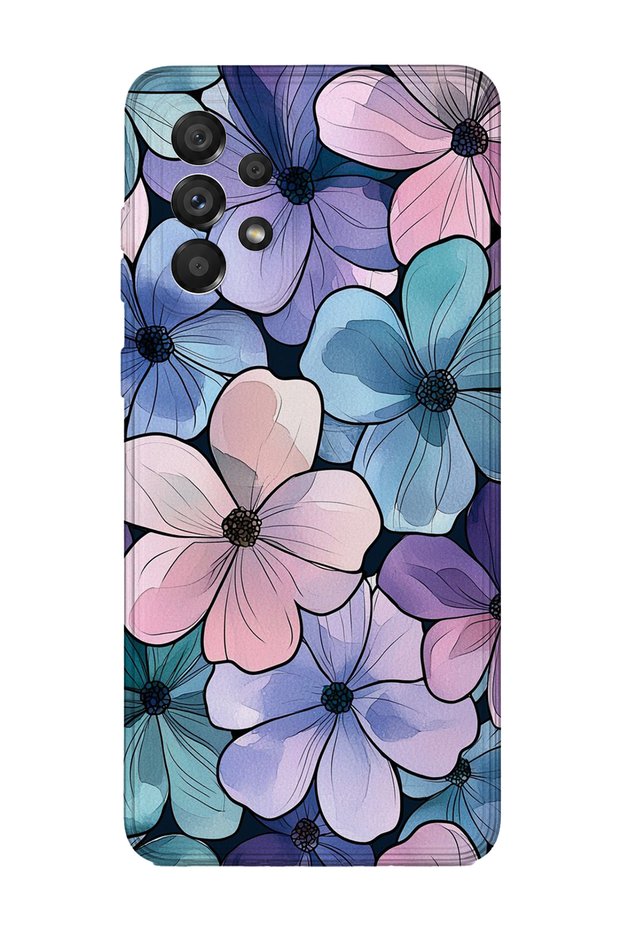 Samsung Galaxy M52 Compatible Printed Transparent Phone Case | Collection: Pastelbloom Soft Series