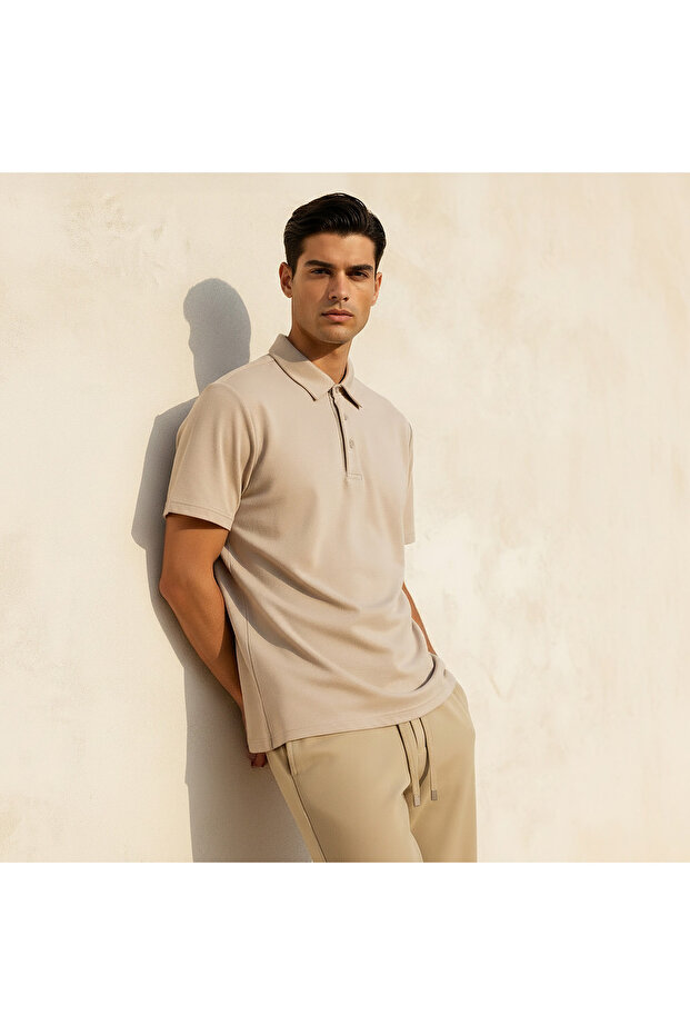 Men Short Sleeve Polo T-shirt