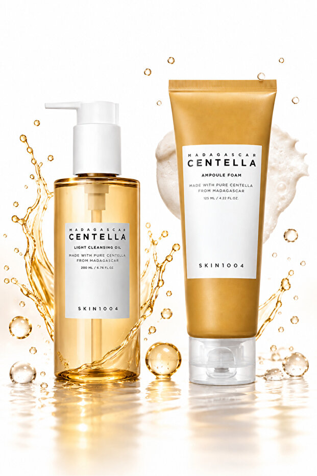 ✨ Double cleansing routine for clear, radiant skin