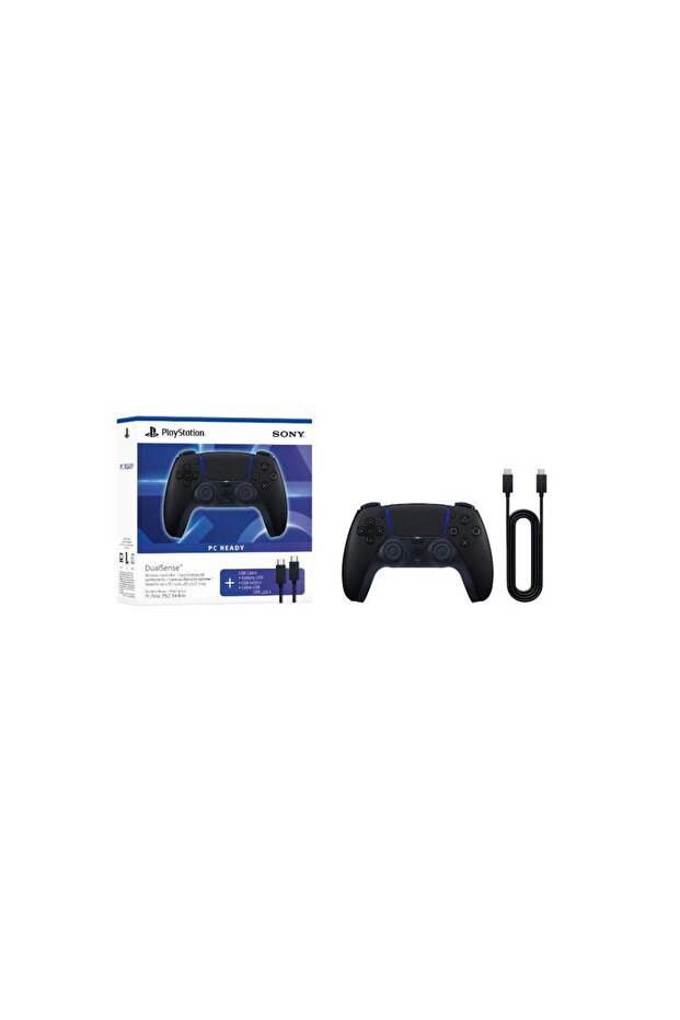 PS5 Dualsense Midnightblack+USB C Controller