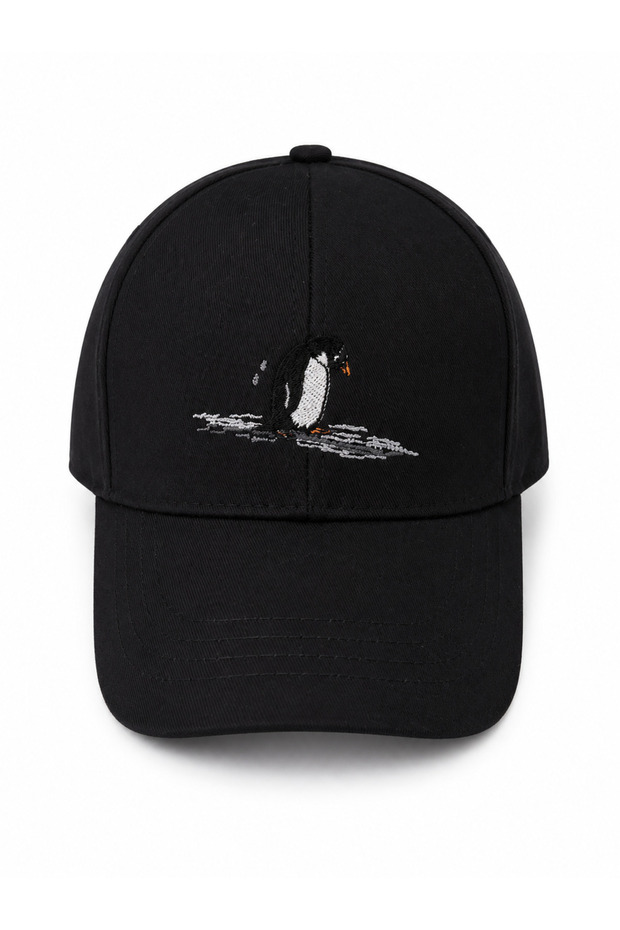 Penguin Embroidered Unisex Hat – Adjustable Baseball Cap
