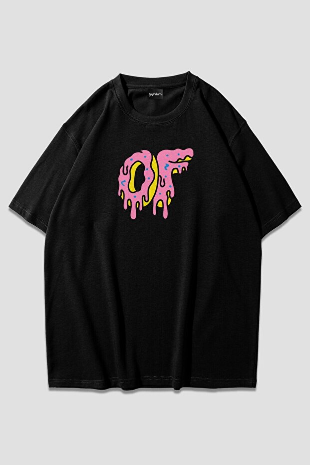 تي شيرت Odd Future أسود كبير الحجم