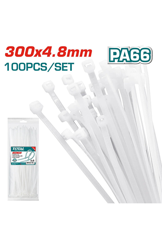مرابط بلاستيك 300x4.8mm 100PCS/SET THTCT3001 توتال