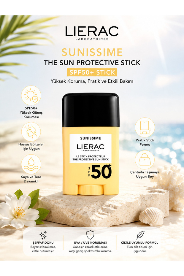 Sunissime Skin Moisturizer and Spf50+ Sunscreen Sun Stick 10 Gr