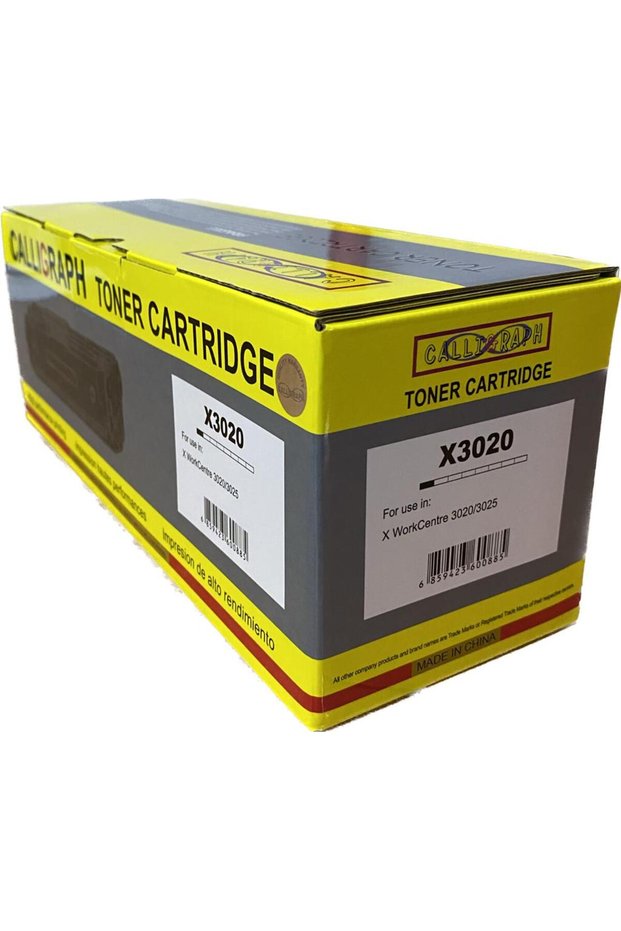 Calligraph xerox 3020/wc3025 chip black toner 1,500 pages