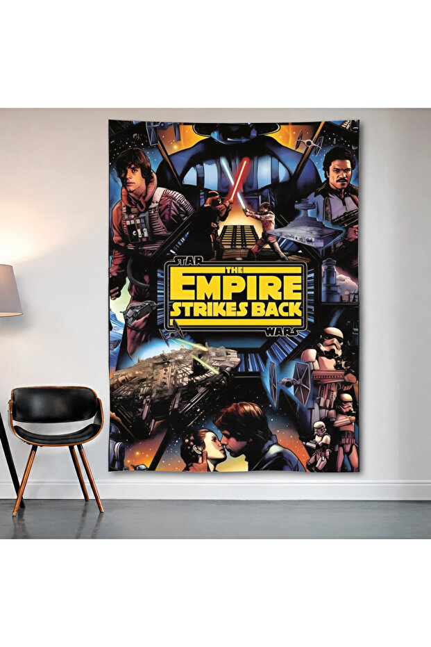 Star Wars the Empire Strikes Back Wall Cloth Wall Tapestry First Quality Satin Fabric Poster