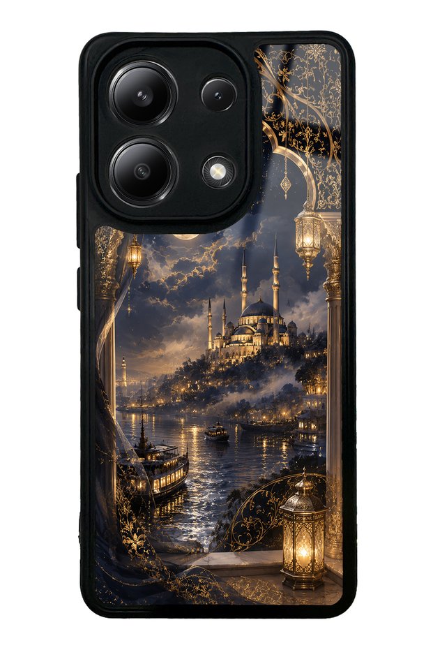 حافظة هاتف Xiaomi Redmi Note 13 4G بتصميم Midnight Bosphorus اللامع