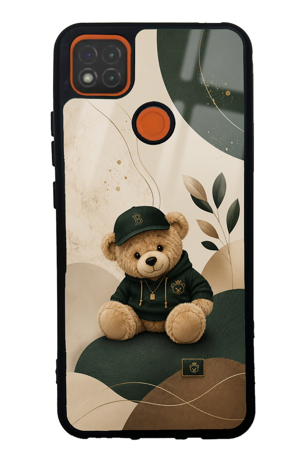 Xiaomi Redmi 9C Forest Teddy Design Glossy Phone Case