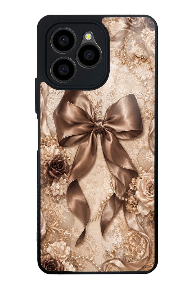Omix X6 Glossy Phone Case with Bronze Pearl Design