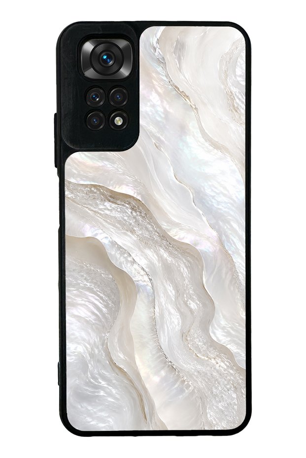 Xiaomi Redmi Note 11S Ivory Pearl Flow Design Glossy Phone Case