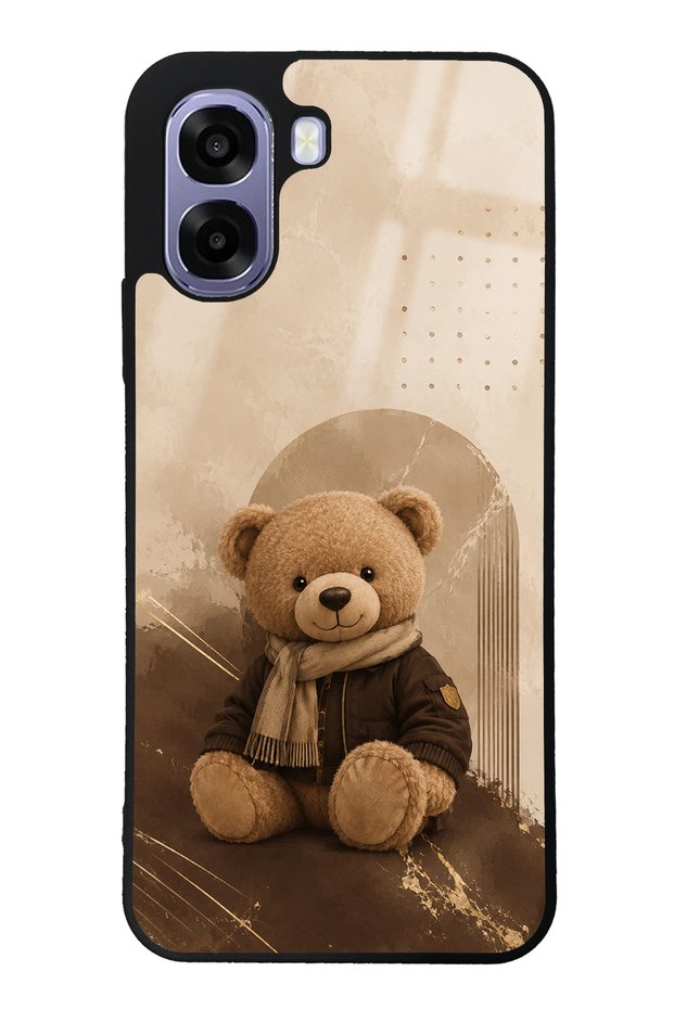 Oppo A6T Cozy Teddy Design Glossy Phone Case