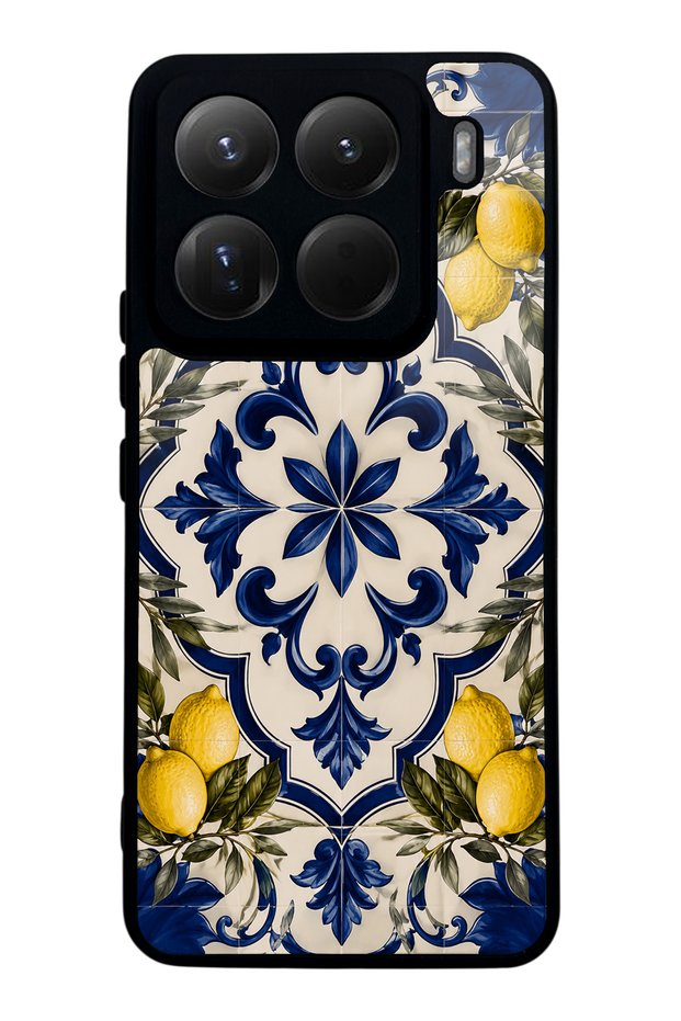 Xiaomi 15Pro Royal Lemon Mosaic Design Glossy Phone Case