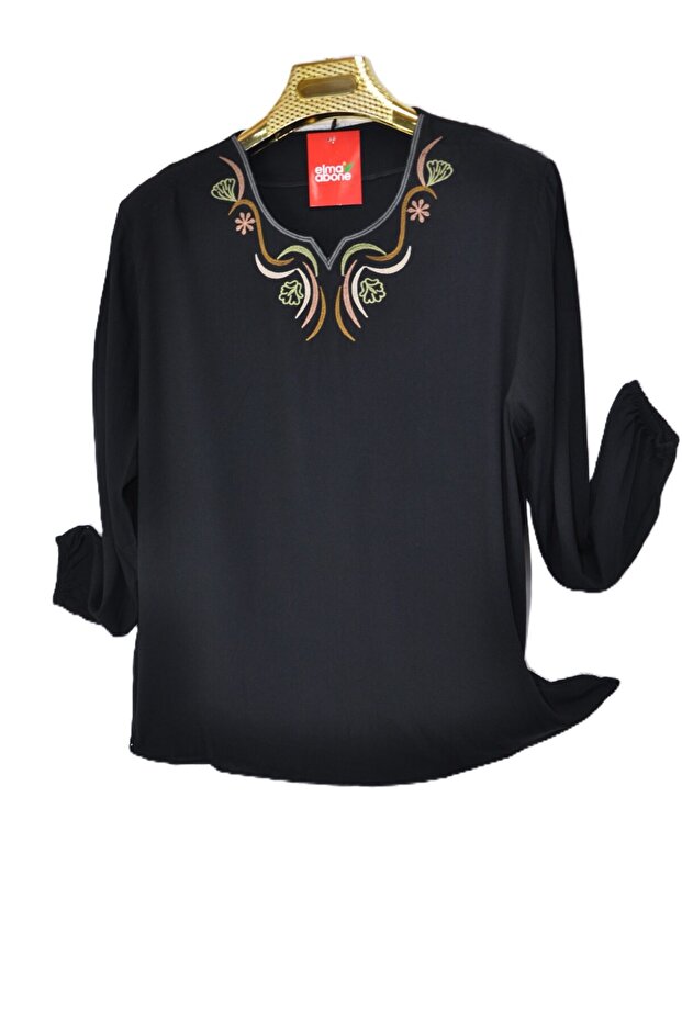 Plus Size Crinkle -Shile Cloth -Amazingly Worked Bluz