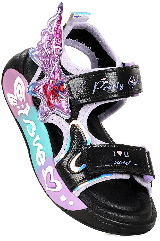 Lug Velcro Girls' Sandals