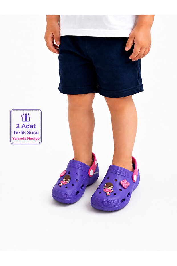 Children's Cross Slippers with 2 Slippers and Ornament Gift