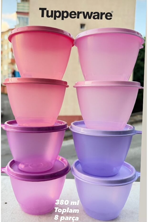 Storage Container. 6 Pieces 380 Ml.