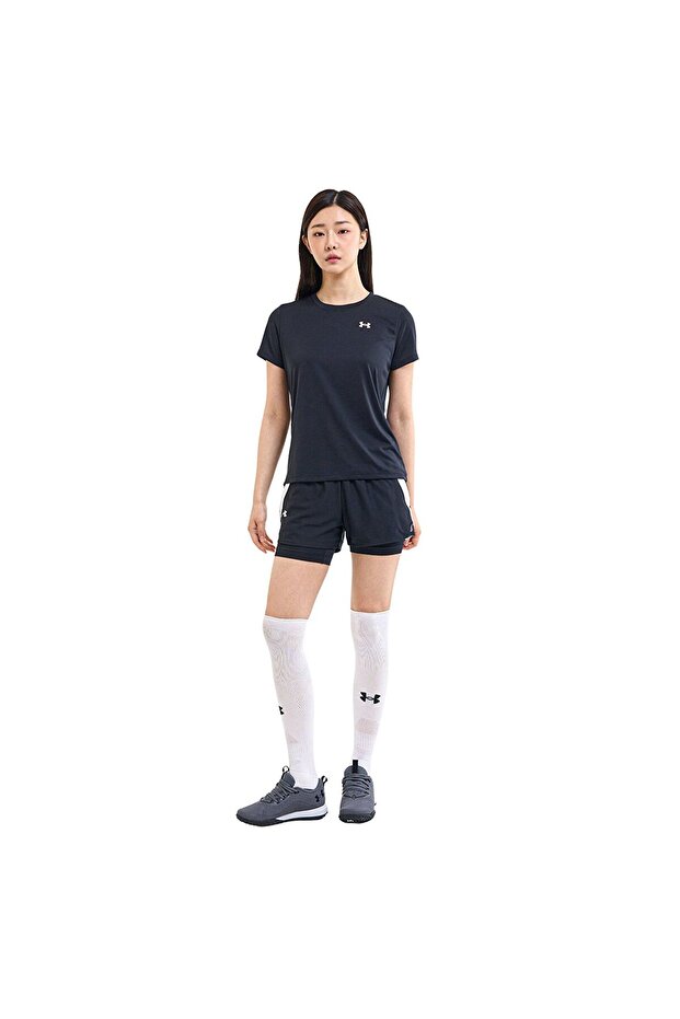 Black Women's Crew Neck Short Sleeve T-Shirt 1384231