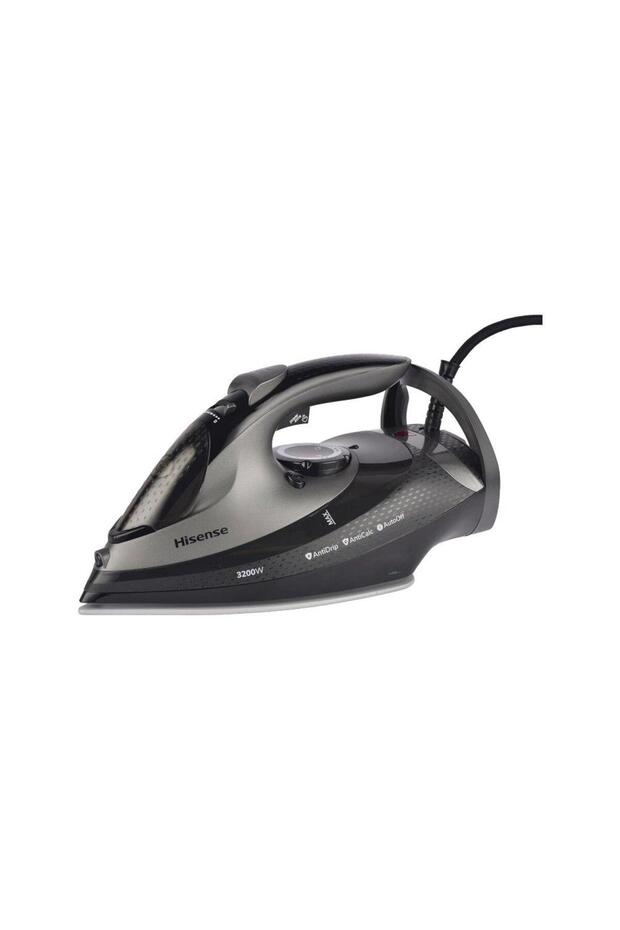 Steam Iron H32SIBKS1 , 3200W , 0.35 liters , Ceramic Sole Plate ,Black Finish