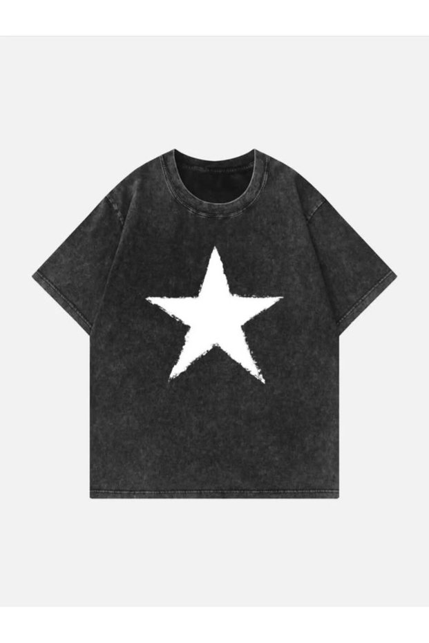 Unisex Colorful Oversize Printed T-Shirt Streetwear Comfortable Fit Daily Premium