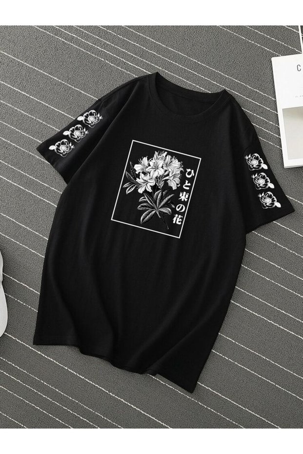 Calle Unisex Colorful Oversize Printed T-Shirt Streetwear Comfortable Fit Daily Premium