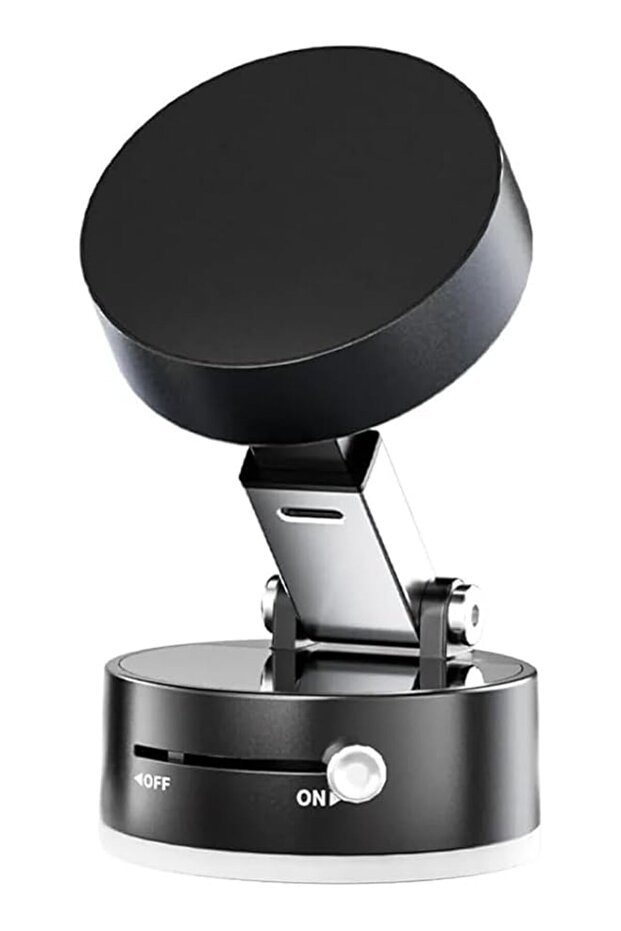 Foldable Vacuum Suction Magnetic Car Phone Holder, Adjustable Suction Phone Mount,