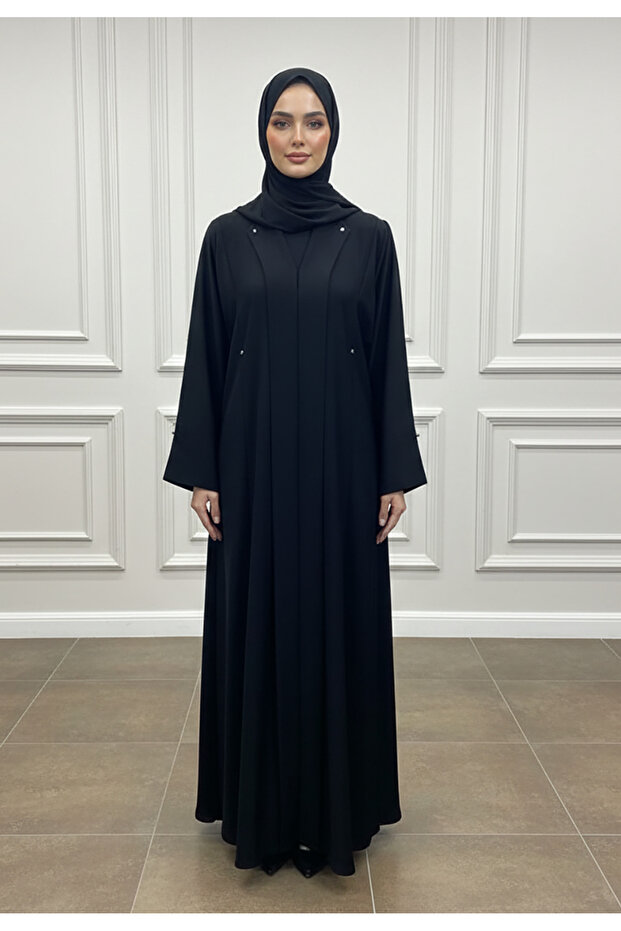 Classic Tailored A-Line Abaya-899