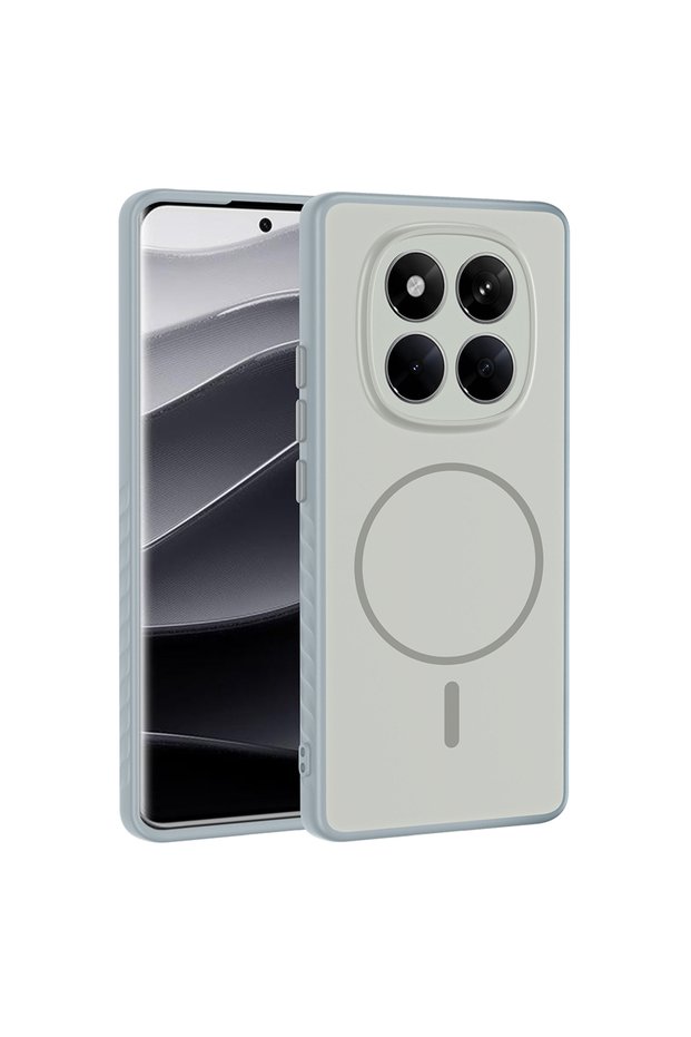 Xiaomi Redmi Note 14 Pro 4g Case with Camera Lens Protection, Magsafe Compatible Silicone Case