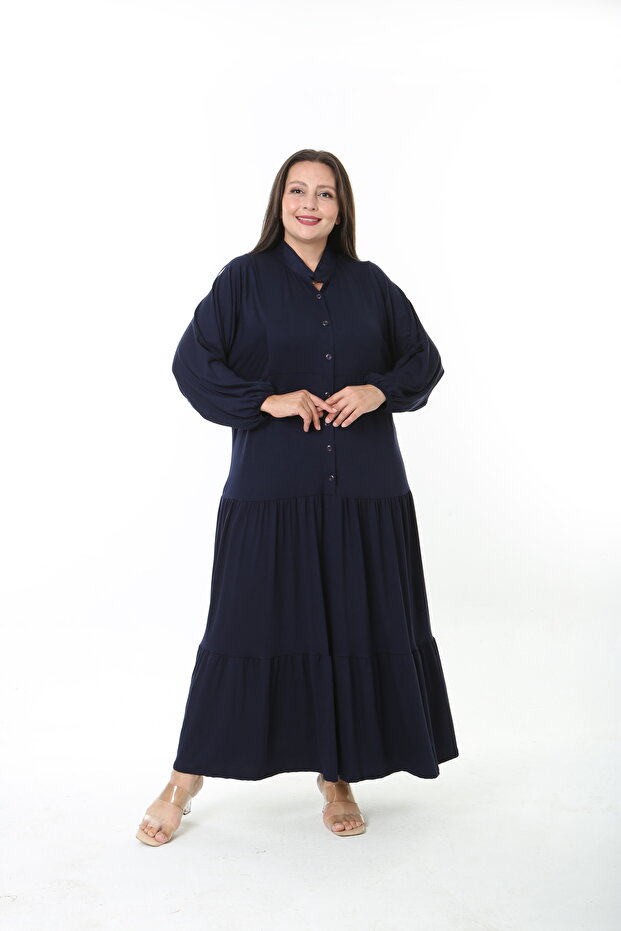 Xlmodam Women's Lycra Viscose Plus Size Dress