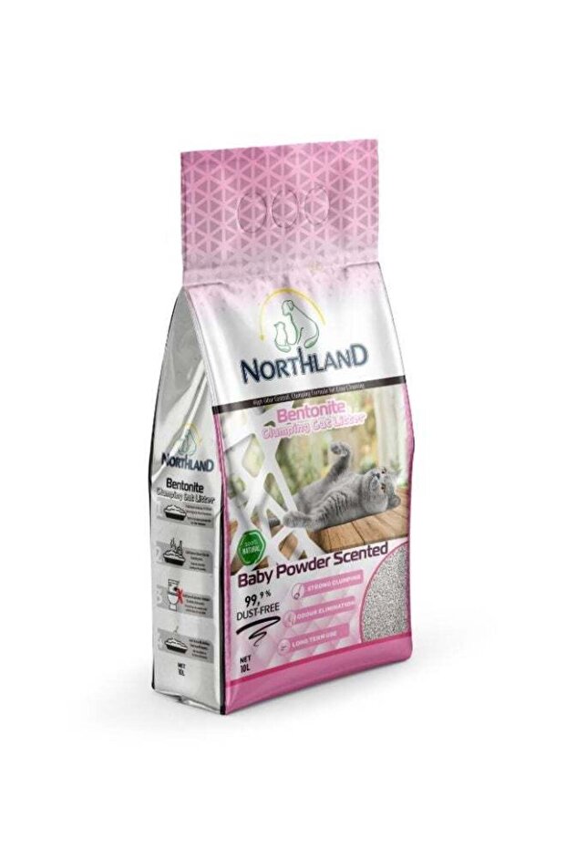Bentonite Clumping Cat Litter Baby Powder Scent 10L
