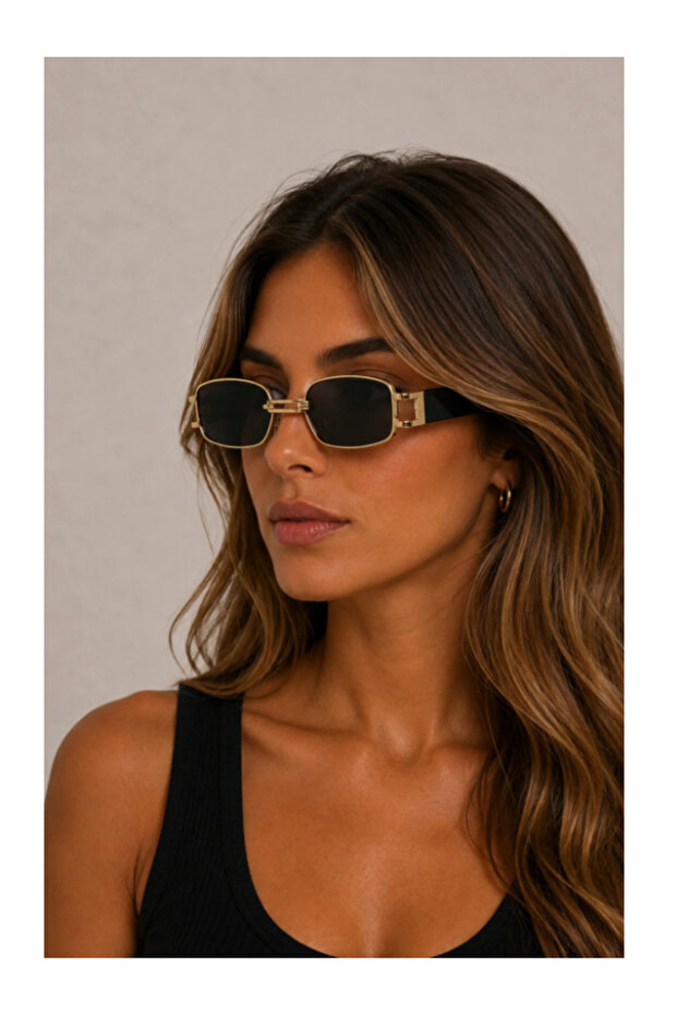 نظارات شمسية كلاسيكية مستطيلة الشكل للجنسين UV400