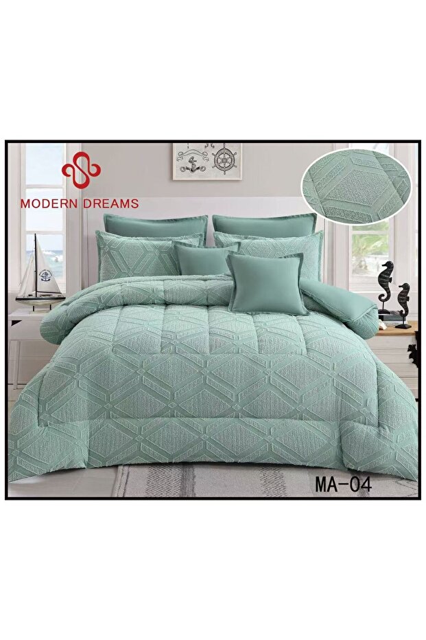 مفرش سرير صيفي نفرين 8 قطع 230*250