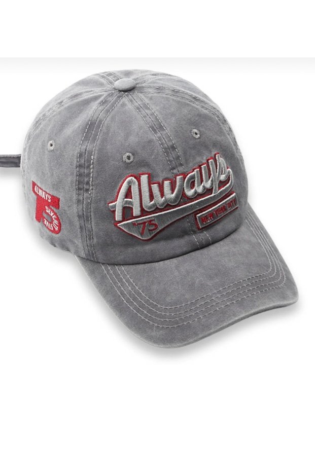 Unisex Vintage Always 75 Embroidered Adjustable Baseball Cap Hat Diameter