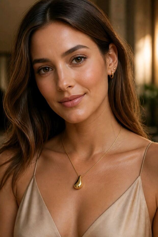 Luxury Drop Figured Adjustable Necklace