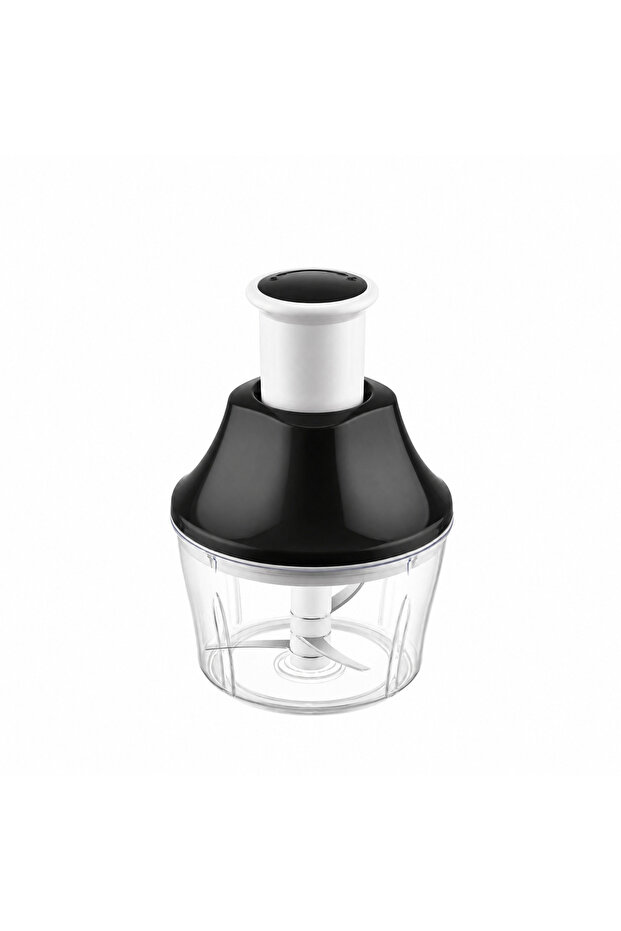 Ronda Practical Hand Rondo – Press Mechanism, Stainless Triple Blade, 700ml Chopper Rondo with Chamber