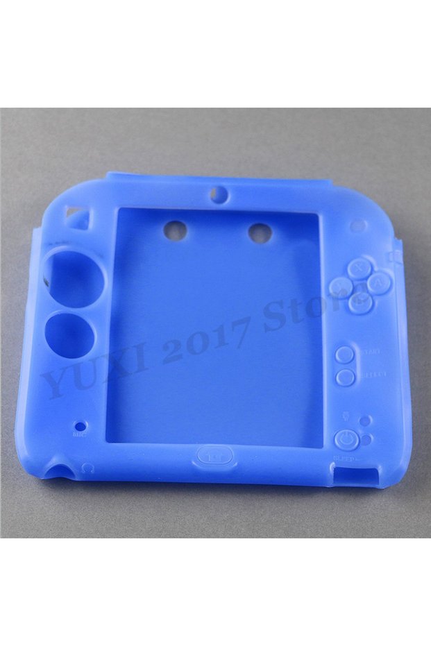 1PC C-Blue 1/2PCS Silicone Game Console Protective Cover Shockproof Dustproof Waterproof Shell Anti