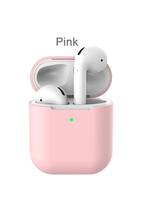 pink 1PC Anti lost Slim Ultra Thin Silicone Case Cover Protective Skin Wireless Earphones Pouch Slee