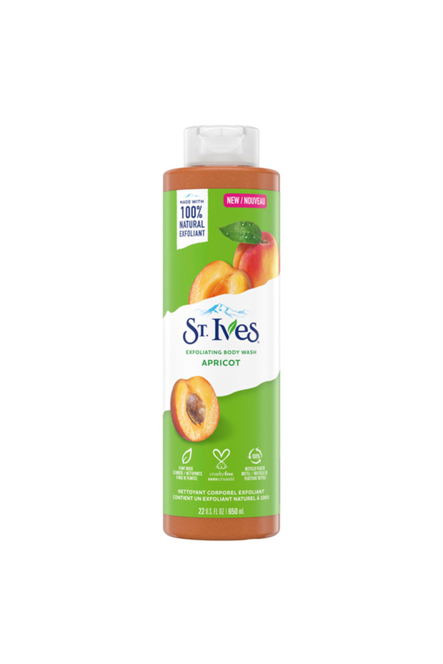 , Exfoliating Body Wash, Apricot 650 ml