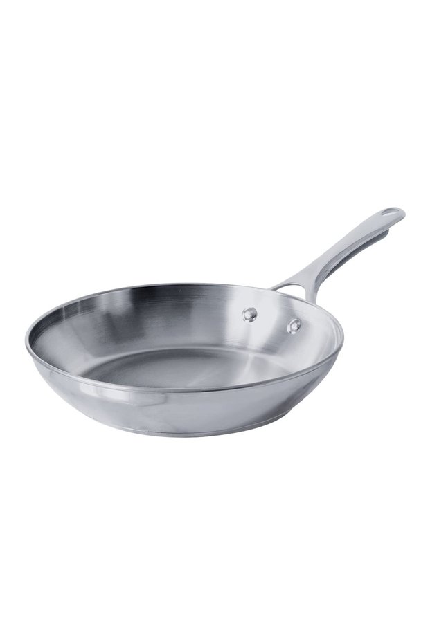 Select 28cm Stainless Steel Frying Pan – Induction Compatible Frypan, Oven & Dishwasher Safe, Even Heat Base, Metal Utensil Safe