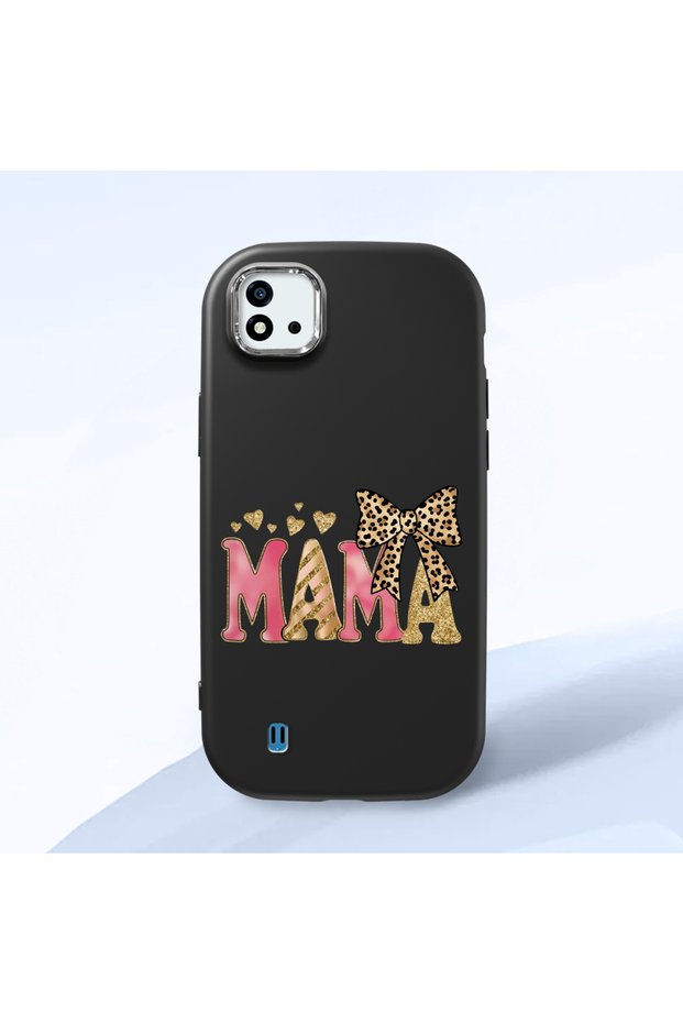 Black Silicone Case Compatible with Realme C20/C20A with Shock-Absorbing Camera Protections