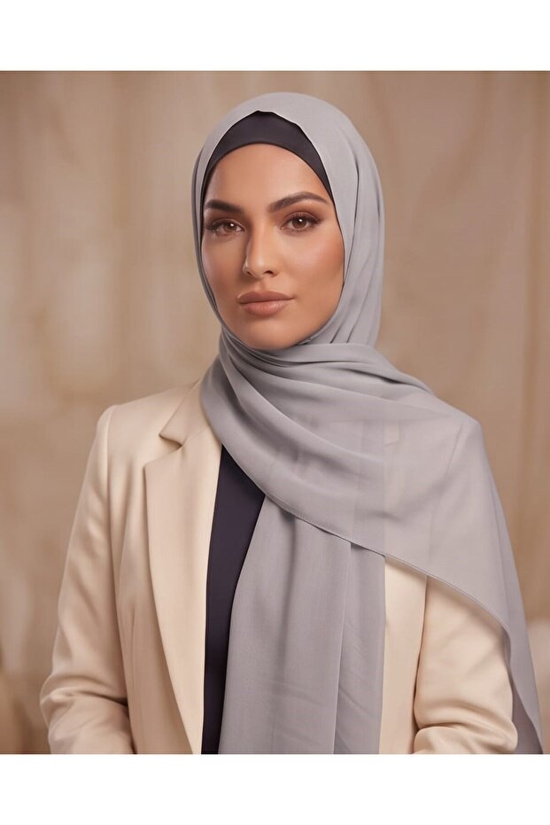 شال قطني حريري مسطح