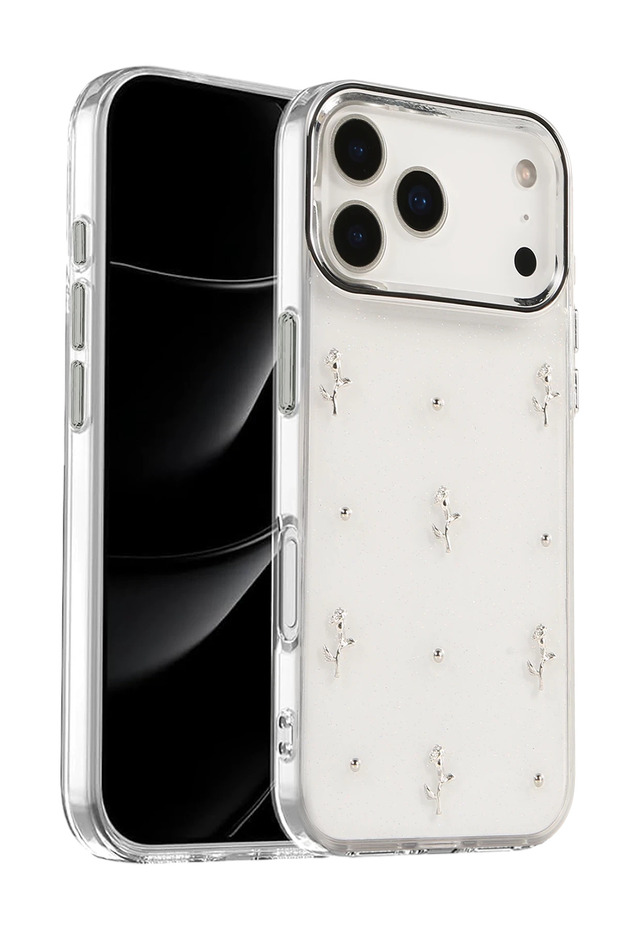 غطاء ACONCEPT لهاتف iPhone 17 Pro Max بنمط فيونكة - (70820) نمط 4