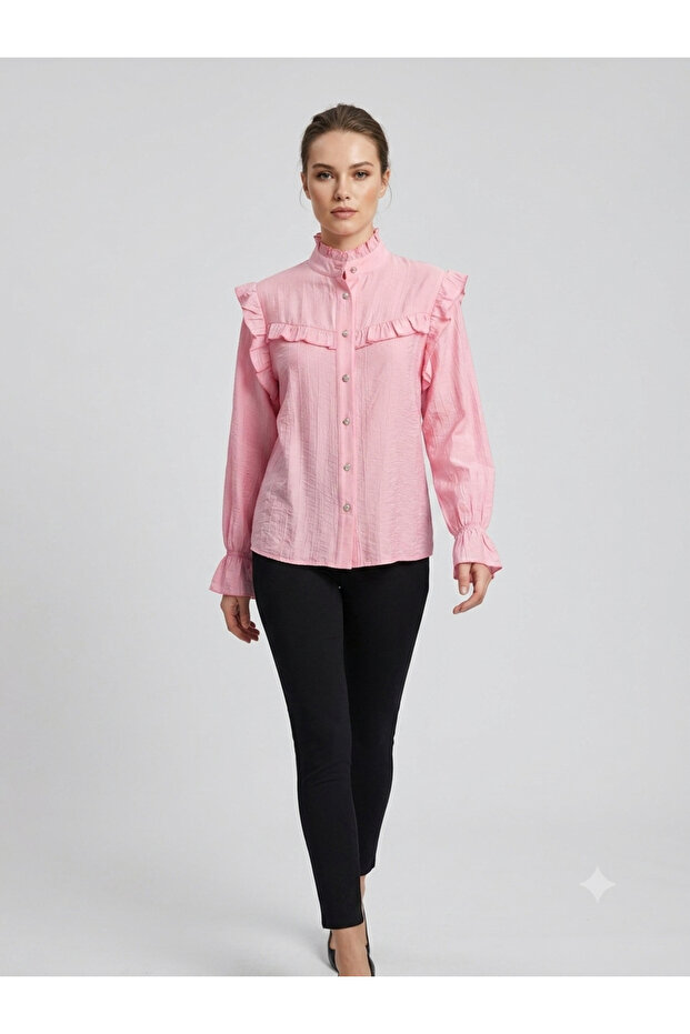 Basic Ayrobin Patterned Shirt