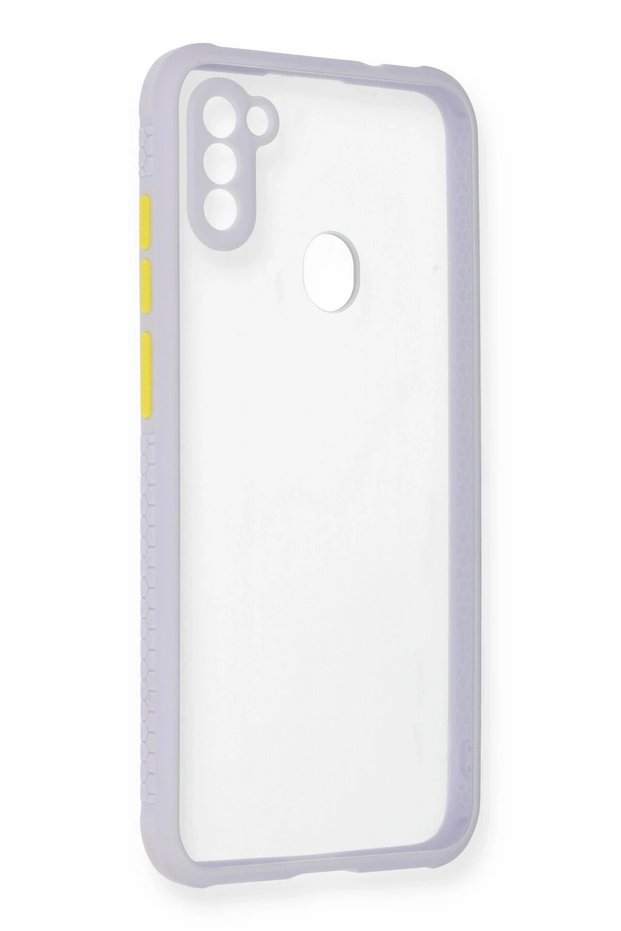 Aconcept Galaxy A11 Case Miami Transparent Silicone (214521) - Lilac