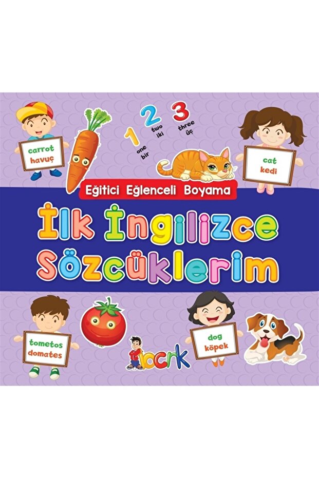 Ilk Ingilizce Sözcüklerim - Eğitici Eğlenceli Boyama