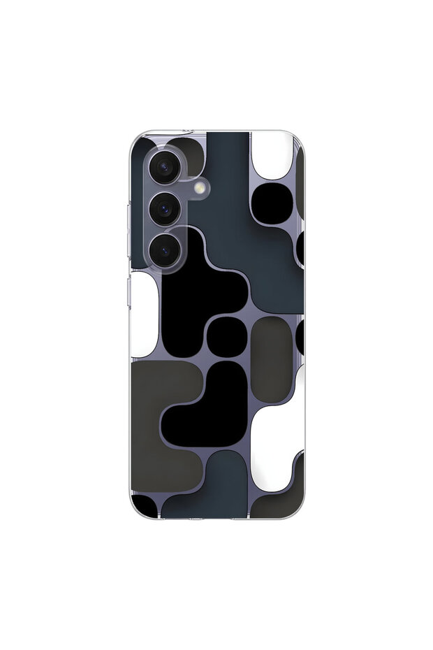 Samsung Galaxy S25 Compatible Wallpaper 1 Design Transparent Case