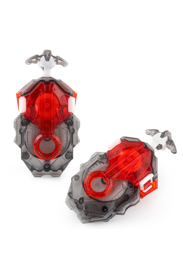 Gray-Red B-184 Beylauncher for Burst Bey Tops Left&Right String Launcher LR Spinning Toy