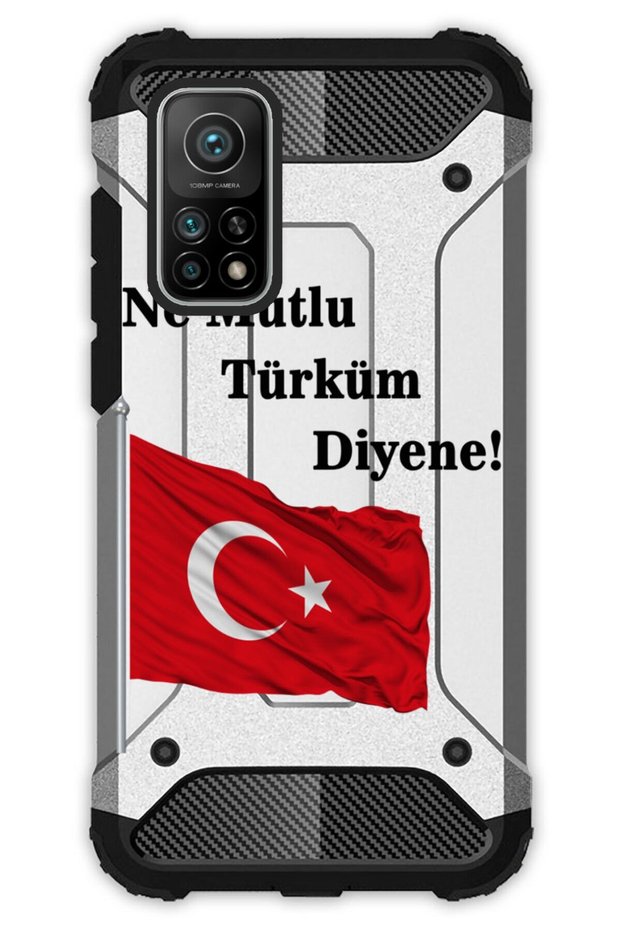 Mi 10t - Mi 10t Pro Case Army Tank Full Protection Anti-Shock - Turkish
