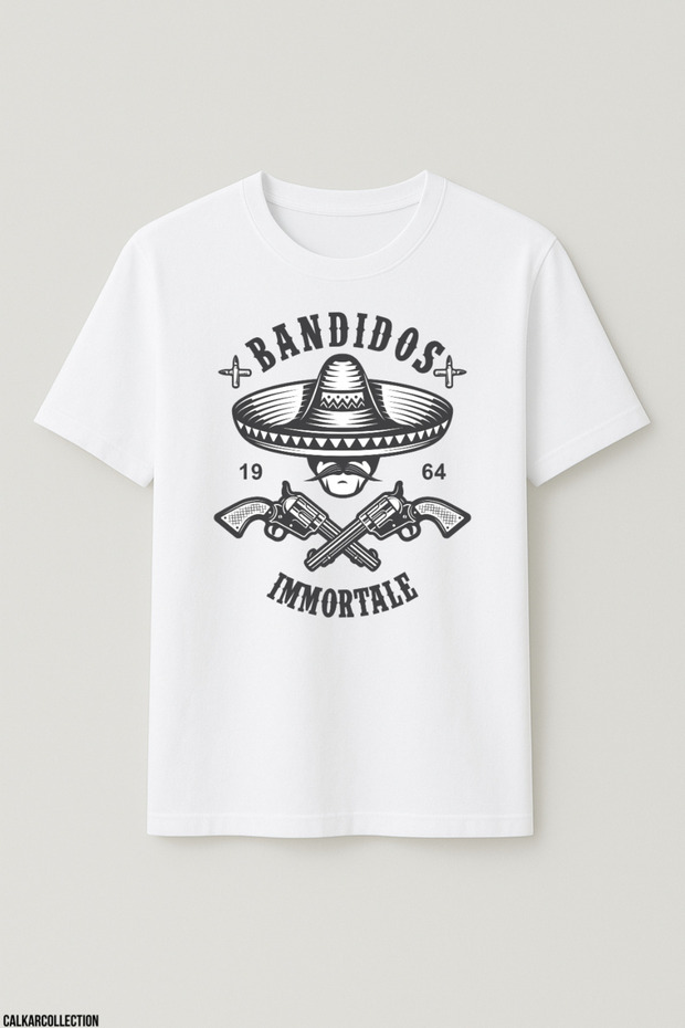 Unisex Oversize Bandidos Immortale Tshirt
