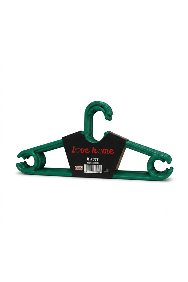 6-Piece Plastic Clothes Hanger
